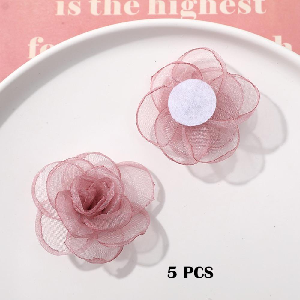 5 шт. Плетение сеткой Материал для серег Ручная работа Аксессуары для одежды Новый аксессуар для волос-зажим