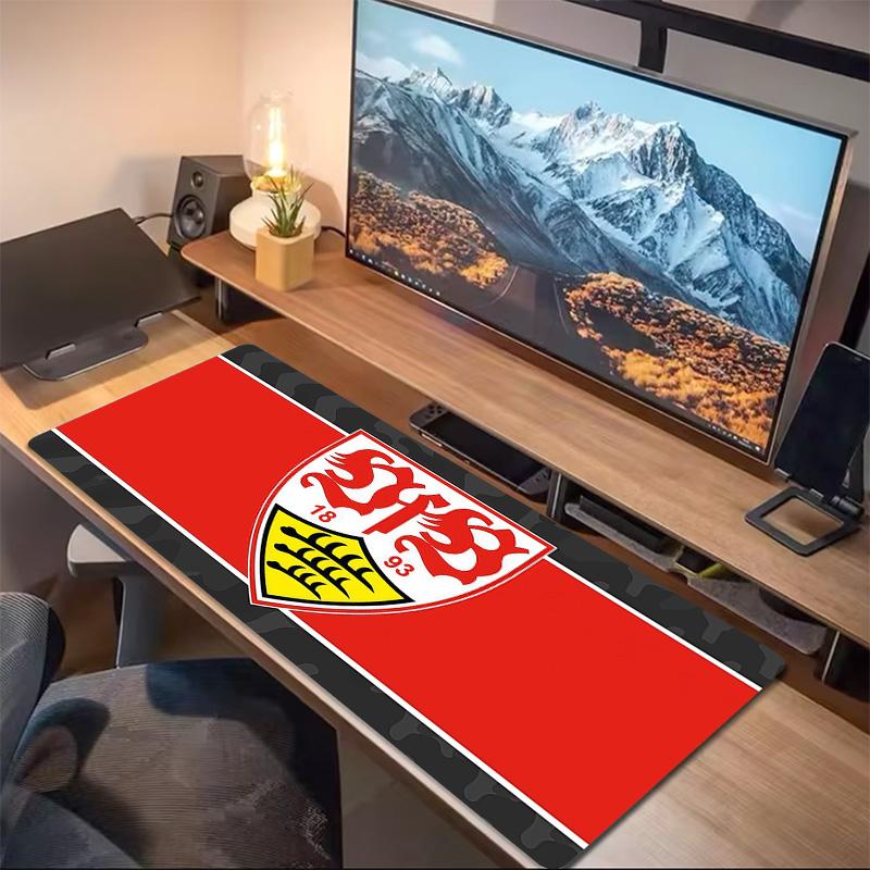 VfB Stuttgart Print Cushion Non-slip Laptop Tablet Big Mousepad XXL Mat Mini PC Playmat With Lock edge
