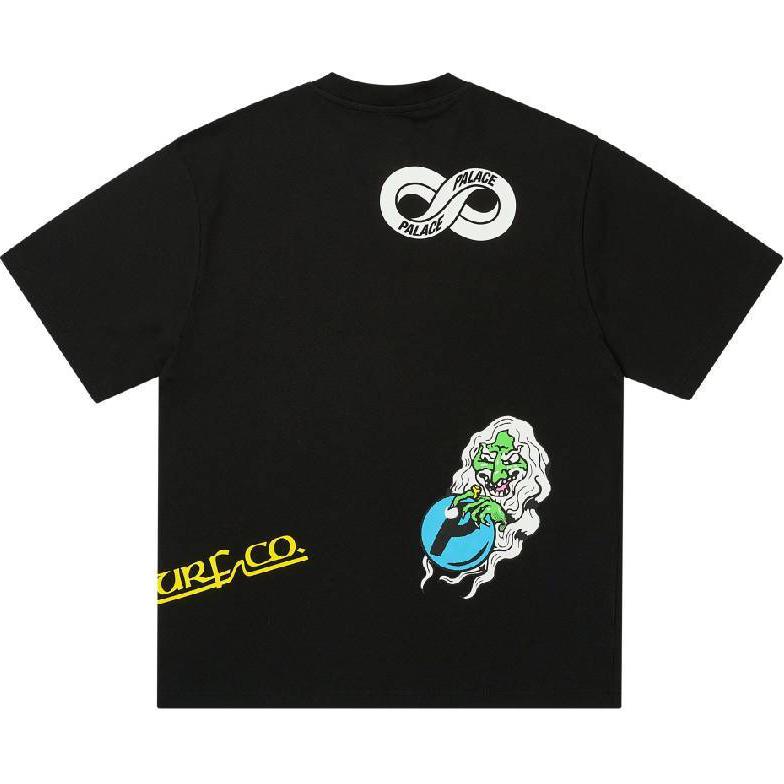 Palace Футболка спонсорская Черная Унисекс Топы P27TS173