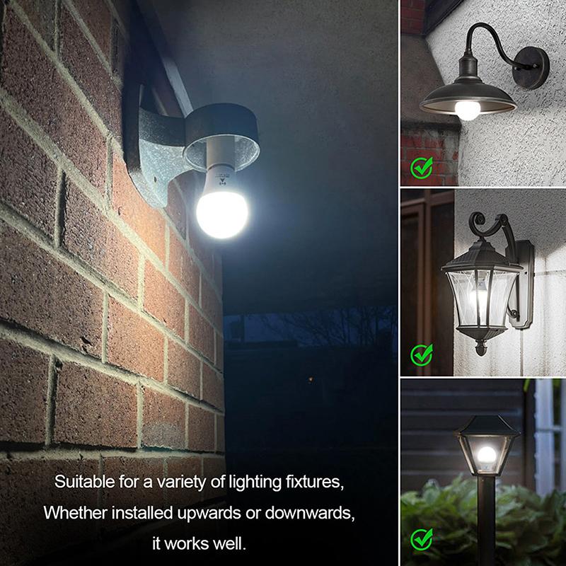 E27 Led Light Bulb 220V 12W Radar Motion Induction Lamp Built-In Radar/Light Sensors For Home Stairs Pathway Garage Lighting