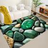 3D Каменный Ковер Красочный Ковер с Узором из Гальки Ковер для Спальни Супер Мягкий Фланелевый Ковер Коврик для Пола в Ванной
