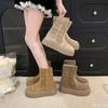 Fashion New Spring Summer Fashionable Versatile Women's Boots Casual Comfortable Thick Soled Shoes  Hollowed Out Midsole Boots