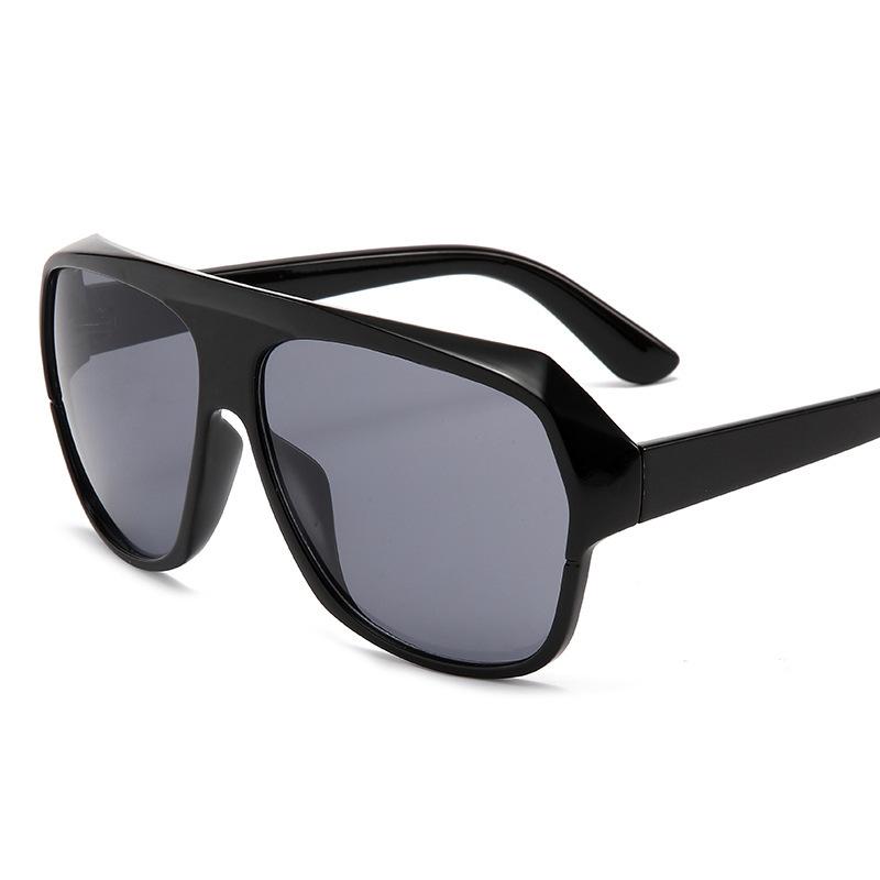 Солнцезащитные очки Персонализированные солнцезащитные очки с защитой от ультрафиолета Мужские трендовые солнцезащитные очки с большой оправой Женские модели