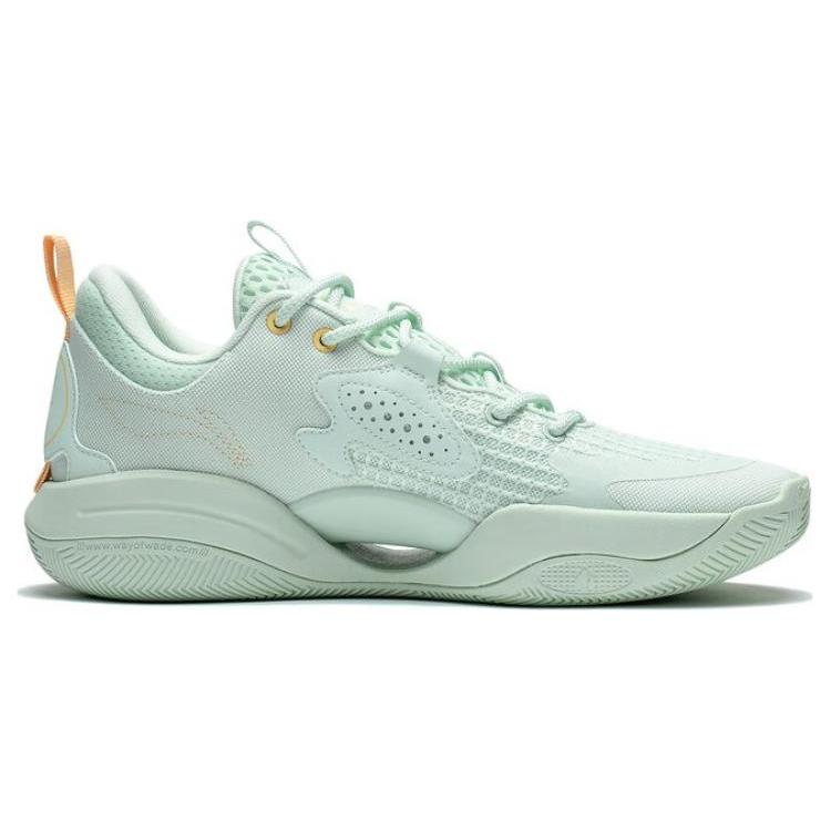 Li Ning Wade ALLDAY Wade ALLDAY Износостойкие Дышащие Низкие Баскетбольные Кроссовки Мужские Зеленые ABPT007-3