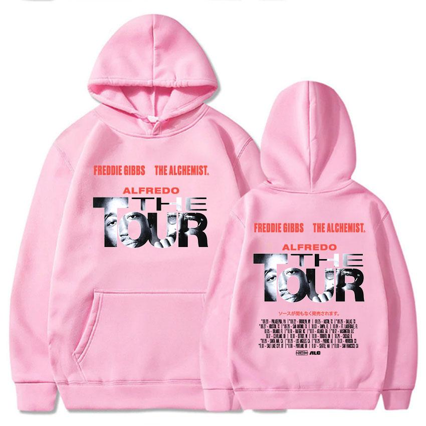 Толстовки Freddie Gibbs ALFREDO Tour Осень/Зима Свободные Толстовки с Капюшоном для Мужчин Теплый Флис Мужские Женские Пуловеры Уличная Одежда