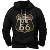 Винтажная Толстовка Route 66 3D Принт Толстовки Модные Толстовки Свитшоты Мальчик Женщина Свитшоты Мужские Спортивные Костюмы Мужчины Женщины Одежда