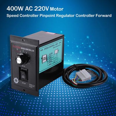 400 Вт AC 220 В Регулятор скорости двигателя Точный регулятор регулятора вперед