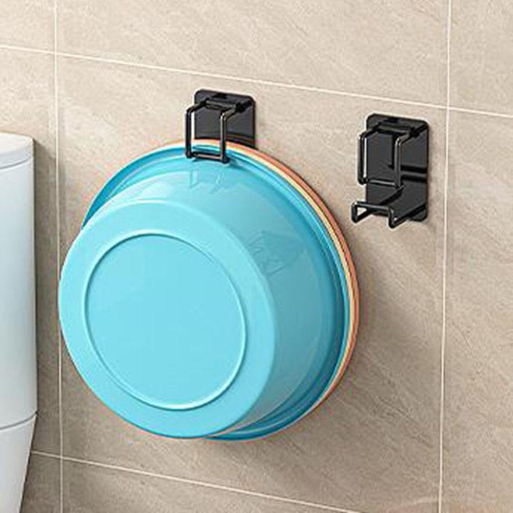 Держатель для раковины без сверления, черный крючок для хранения раковины, практичная полка для раковины, ванная комната