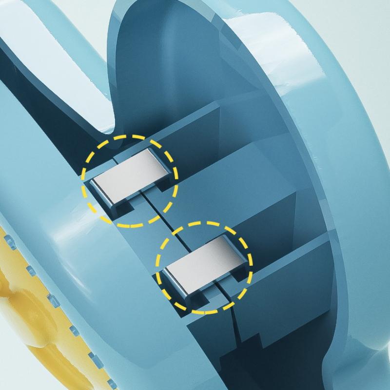 Creative Magnetic Timing Bag Sealing Clip Dopamine Moisture-Proof Snack Chip Clamp With Date Circle Food Fresh-Keeping Sealer