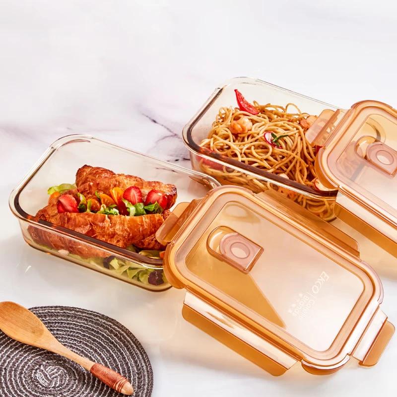 EKCO Amber Glass Food Storage Container Set