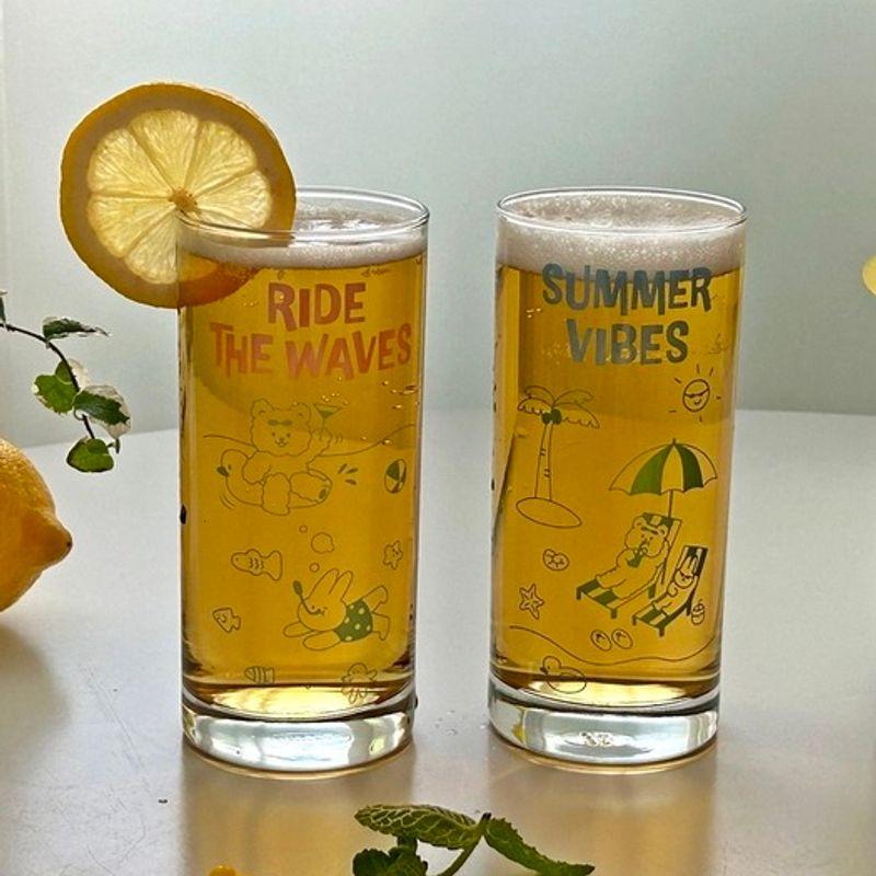 Элегантный Стол [Подарочный Набор] Holly Moly Ежедневная Стеклянная Чашка 3-Piece 2-Piece Подарочный Набор Пивная Кружка Напиток Милая Кофейная Чашка