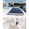 Durable 2m Extension Solar Cable Entry Gland Dual Cable Entry Various Uses Waterproof Housing Solar Junction Box Yacht Use