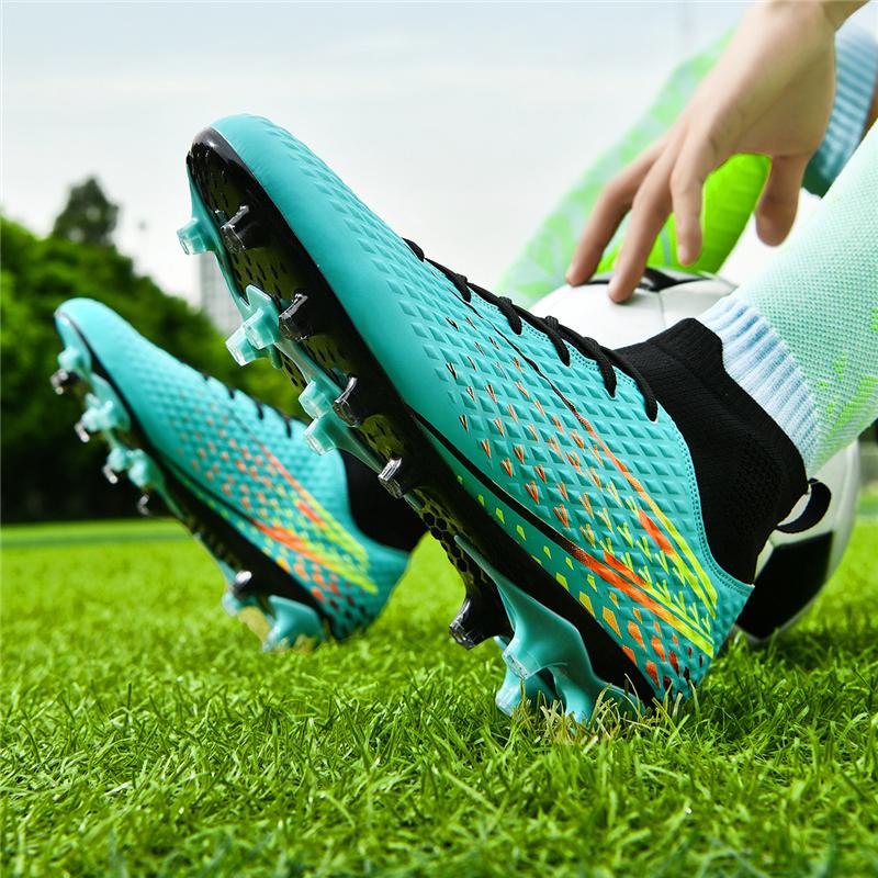 2024 Мужские футбольные бутсы большого размера Сверхлегкие футбольные бутсы для мальчиков Кроссовки Нескользящие футбольные бутсы AG/TF Ботильоны унисекс