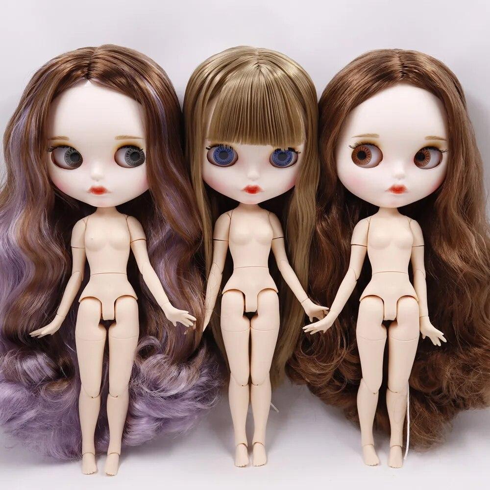 Кукла ICY DBS Blyth Нет. 4 изогнутые губы, матовое лицо на заказ с бровями, тело 1/6 bjd, аниме