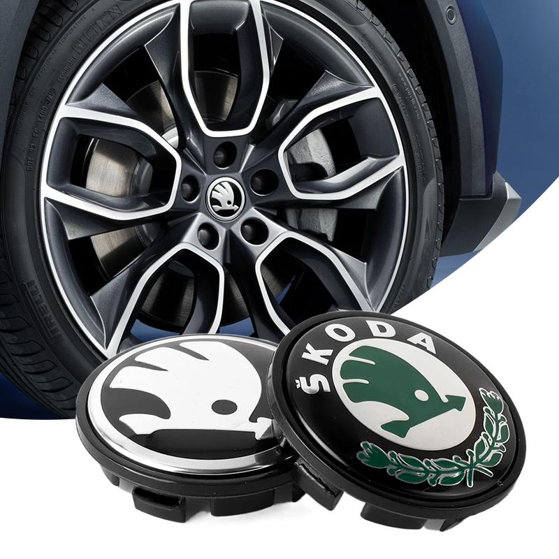 2025 Новые 4 шт. 55/65 мм Автомобильный значок Колпачки центральных ступиц колес Для Skoda Octavia Kodiaq Enyaq iV Kamiq Scala Superb Fabia Yeti Vi