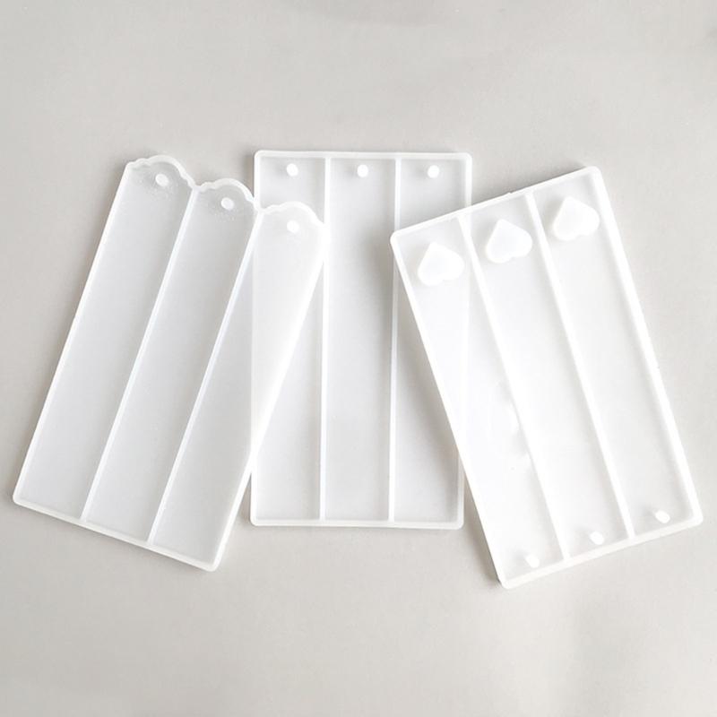 Набор из 3 силиконовых форм для закладок, силиконовые формы для поделок, прямоугольные формы, формы для изготовления ювелирных изделий, формы для изготовления ювелирных изделий