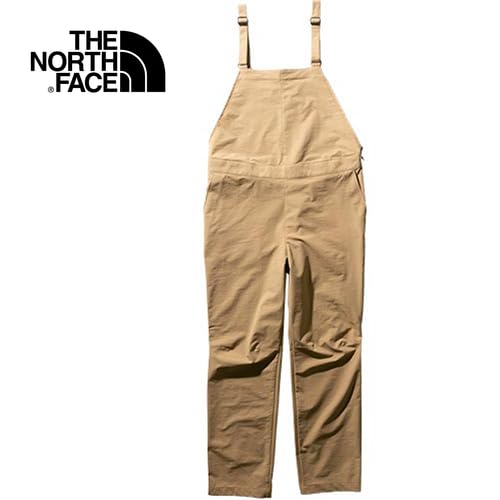 North Maternity Prenatal and Adjustable Kelp Tan [The Face] Women's Overalls, Lightweight, Stretch, Postnatal, Size, L-XL