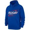 Men's Royal Blue Rugby Hoodie - - Royal Blue