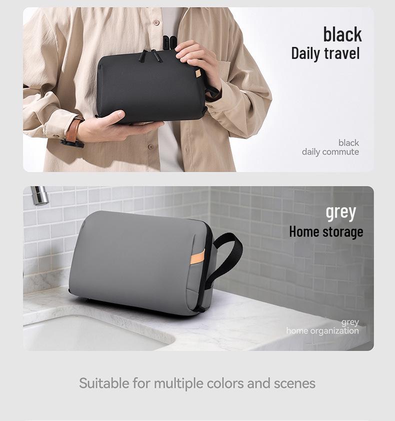 Водонепроницаемая сумка для туалетных принадлежностей, для влажного/сухого использования, большая вместимость, портативная, для бизнеса, спорта и активного отдыха - Унисекс