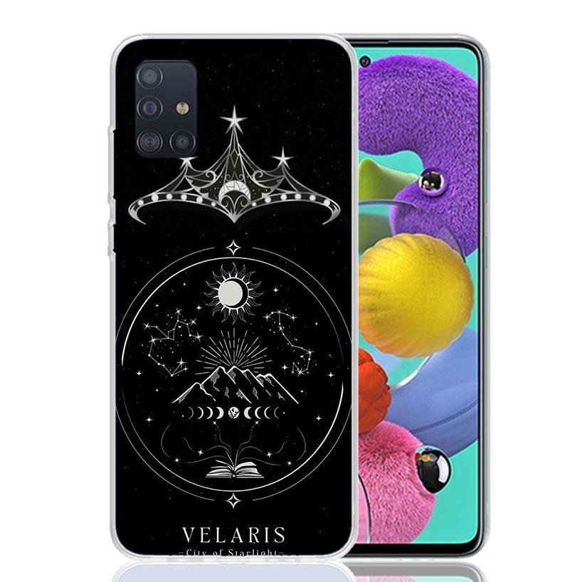 Чехол для телефона A Court of Mist Fury Сары Дж. Маас Для Samsung Galaxy A52 A32 A22 A12 A02S A50S A30S A51 A31 AA71 Note 20 Ultra 10 S10