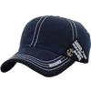 English CA620 [White Fang] Cap, Anchor, Logo, Letters, Hat, Sports, Running, Outdoor, Men's, Women's, (Navy)