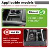 Center Console Gear Shift Hidden Cover Organizer for Ford F150 -2024 2025 Adapter ert Tray Cubby Hidden Cover Storage Box
