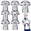 Summer Men's Blue Lock Anime Soccer Jersey T-shirt Women's Round Neck Sports Tops Children's Casual Short Sleeve Tshirt