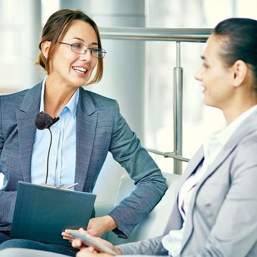 YFFSFDC Pin Microphone Windscreen 1.5cm 2-Pack