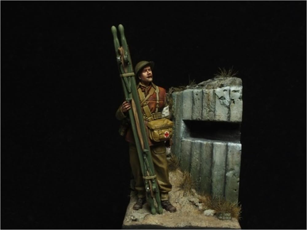 HD Models 1/35 Набор медиков Британского Содружества с подставкой для демонстрации, 3D-печатный набор, HDM35194