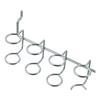 Cold-rolled Steel Six-Ring Hanging Hook Silver Pegboard Hooks Pegboard Accessories
