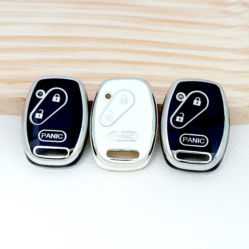 Для Honda Accord CRV Pilot Civic 2003 2007 2008 2009 2010 2011 2012 2013 Чехол для ключа автомобиля из ТПУ Крышка Корпус Брелок Держатель Сумка