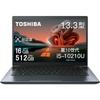 Refurbished Toshiba Dynabook G83 Laptop with Lightweight I5 10th Generation 16GB 512GB Windows 11 Weighs Less Than 1kg Office, 13.3-inch, Laptop, RAM,