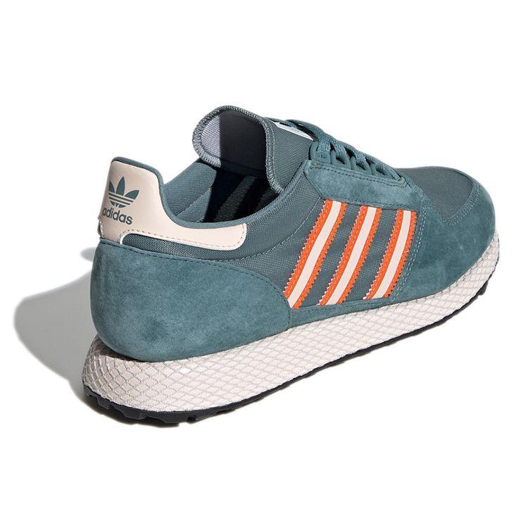 Adidas Originals Forest Grove Сетка Замша Классическая Спортивная Амортизация Нескользящие Износостойкие Низкие Повседневные Кроссовки Унисекс Повседневная Обувь EF5467