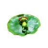 Floating Frog Ornament Waterproof Detailed Pool Decor Frog Sculpture Eco-friendly Floating Figurine Craft for Pond Pool Fish Tank