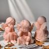 3D Ангел Свеча Форма для рукоделия Силиконовая форма для уникальных изделий ручной работы Эпоксидная смола Украшение для стола Форма для изготовления