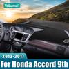 Для Honda Accord 9-го поколения 2013 2014 2015 2016 2017 Коврик на приборную панель автомобиля Солнцезащитный коврик на панель Нескользящий коврик Аксессуары
