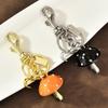 Trend Mushroom Keychain Personality The Moon Pendant Bag Charm Car Key Chain Precious Gift