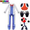 Friends Ant Rainbow Man Kid Halloween Jumpsuit Mask Cosplay Gift Costume