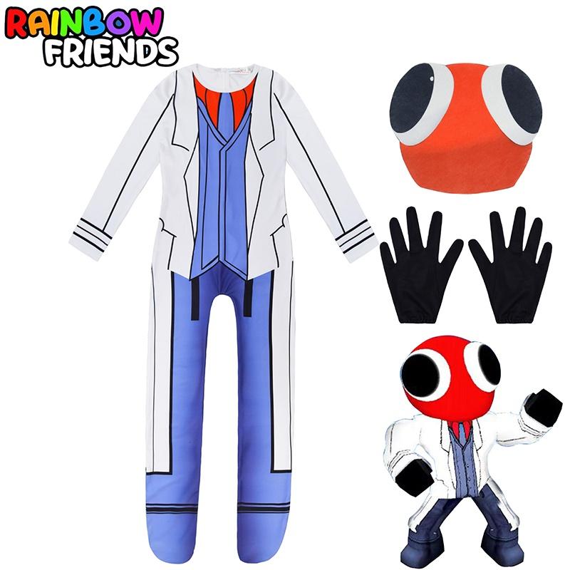Friends Ant Rainbow Man Kid Halloween Jumpsuit Mask Cosplay Gift Costume