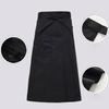 Полуфартук с карманами для официанта, повара, унисекс, униформа, фартук для бистро, кафе