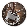 14-Inch American Retro Wooden Silent Wall Clock - MDF Decorative Clock