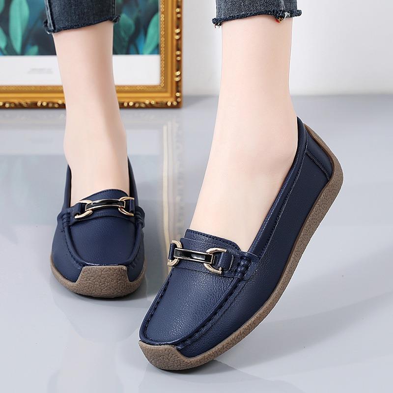 Весенние одинарные женские модные туфли Bean Shoes Женская модная и универсальная повседневная женская обувь