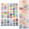2800/3600Pcs Color Index Stickers Waterproof PET Index Labels Sticky Notes Flags Page Marks Writable File Index Tabs