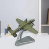 1:144 Fighter Model Toy with Base Collectibles Attack Plane Simulated Airplane for