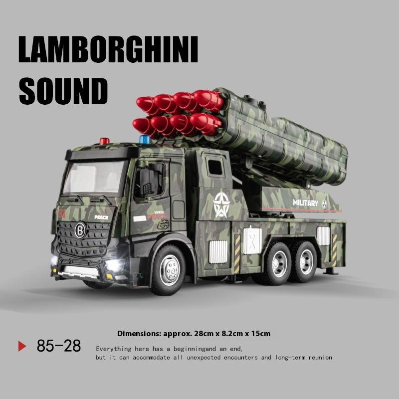 Alloy Truck Toys Children's Semi-Trailer Transporter Construction Vehicle Flat Trailer Model Car