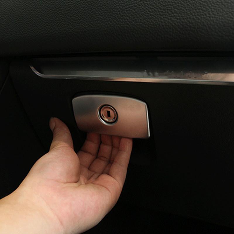 ABS Copilot перчаточный ящик для хранения ручка пайетки украшение рамка крышка отделка для Jaguar XE XF XFL F-Pace 2016-авто