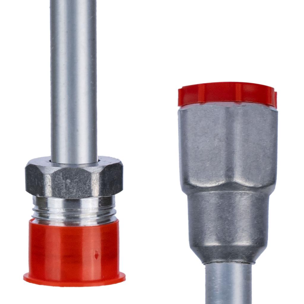 Rosfix Zestaw Lanc Do Pistoletu Malarskiego 30cm I 50cm – Precyzyjne Nanoszenie Farby | 10 Uszczelek 7/8"" | Wysoka Wytrzymałość 290 Bar