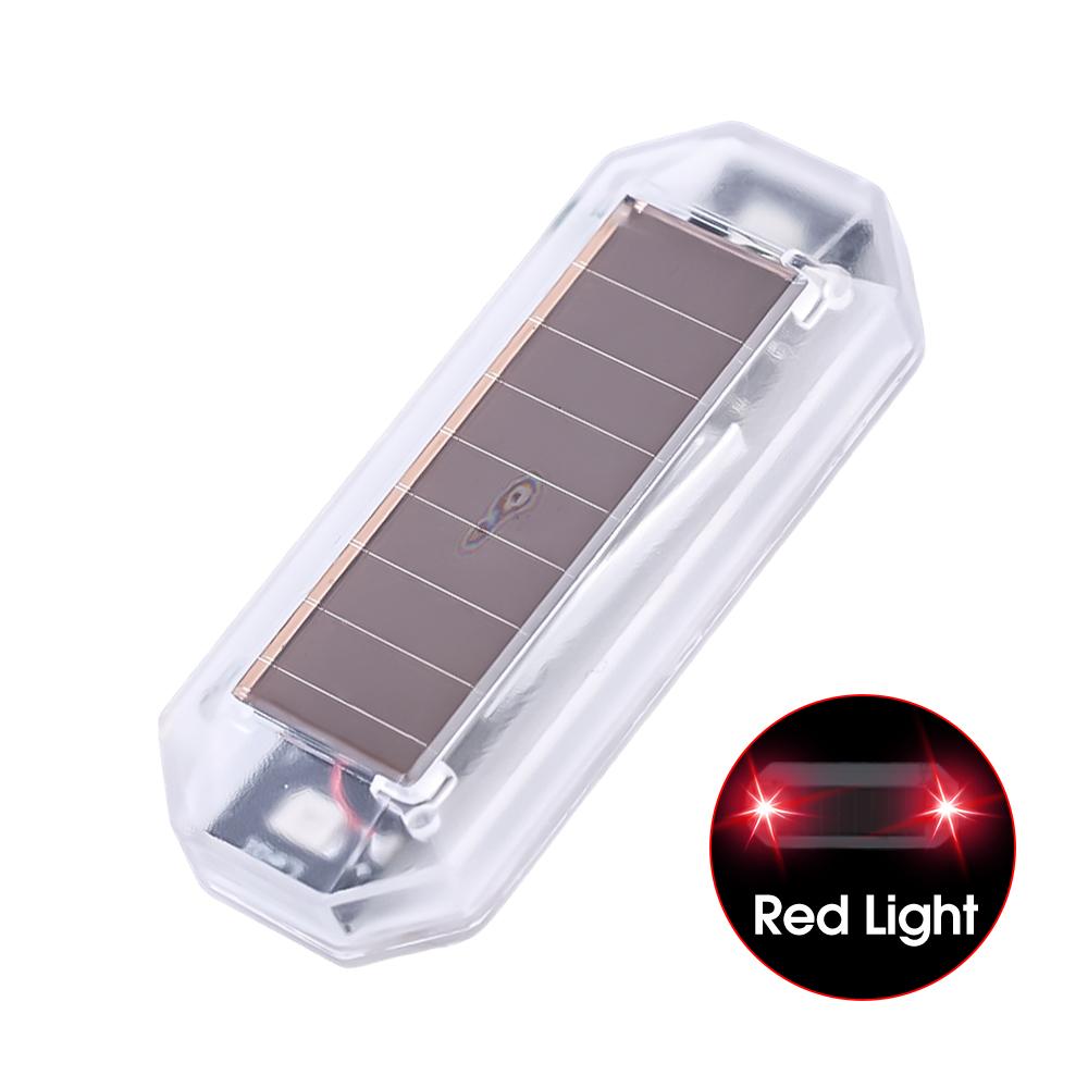 80 мА Автомобильный Солнечный Светодиод Универсальный Стробоскопический Предупреждающий Светильник Динамический Обтекаемый Дизайн Вспомогательные Фары Автомобильный Органайзер