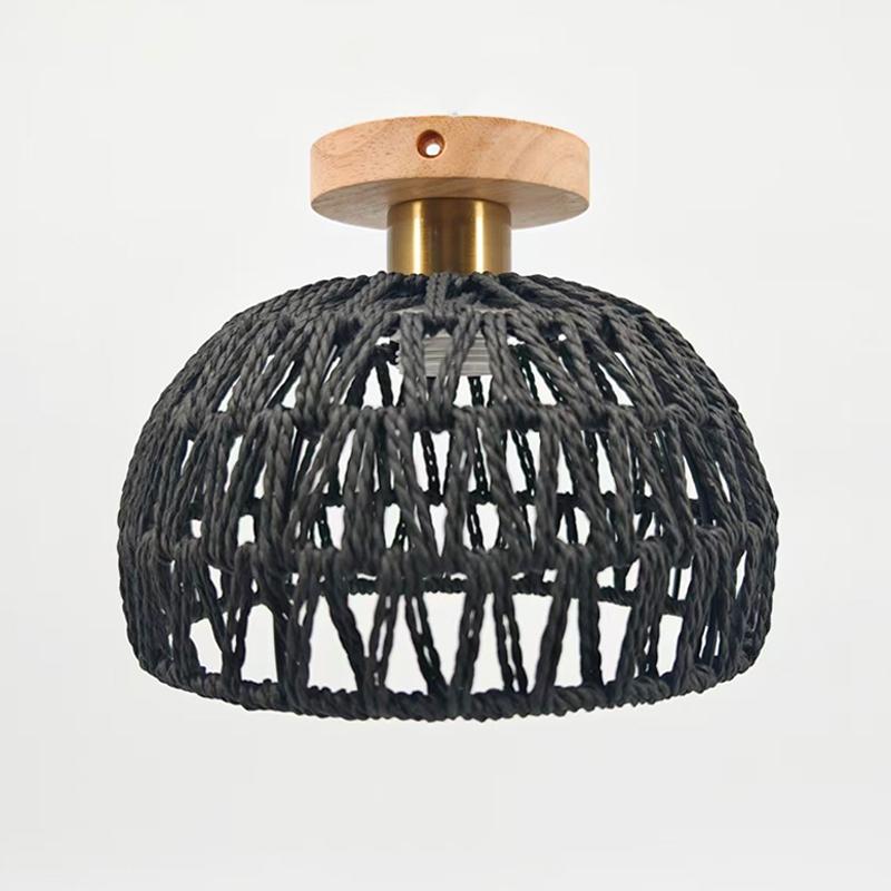 Classic Design Chandelier Hanging Lamp Ceiling Handmade Pendant Light Fixtures Weaving Home Living Bed Room Decoration