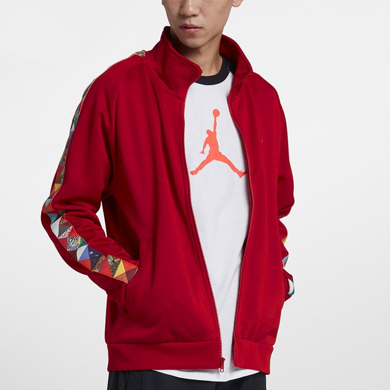 Jordan CNY Tricot Year of the Pig Fitted Jacket Men Jacket Red CD9038-687